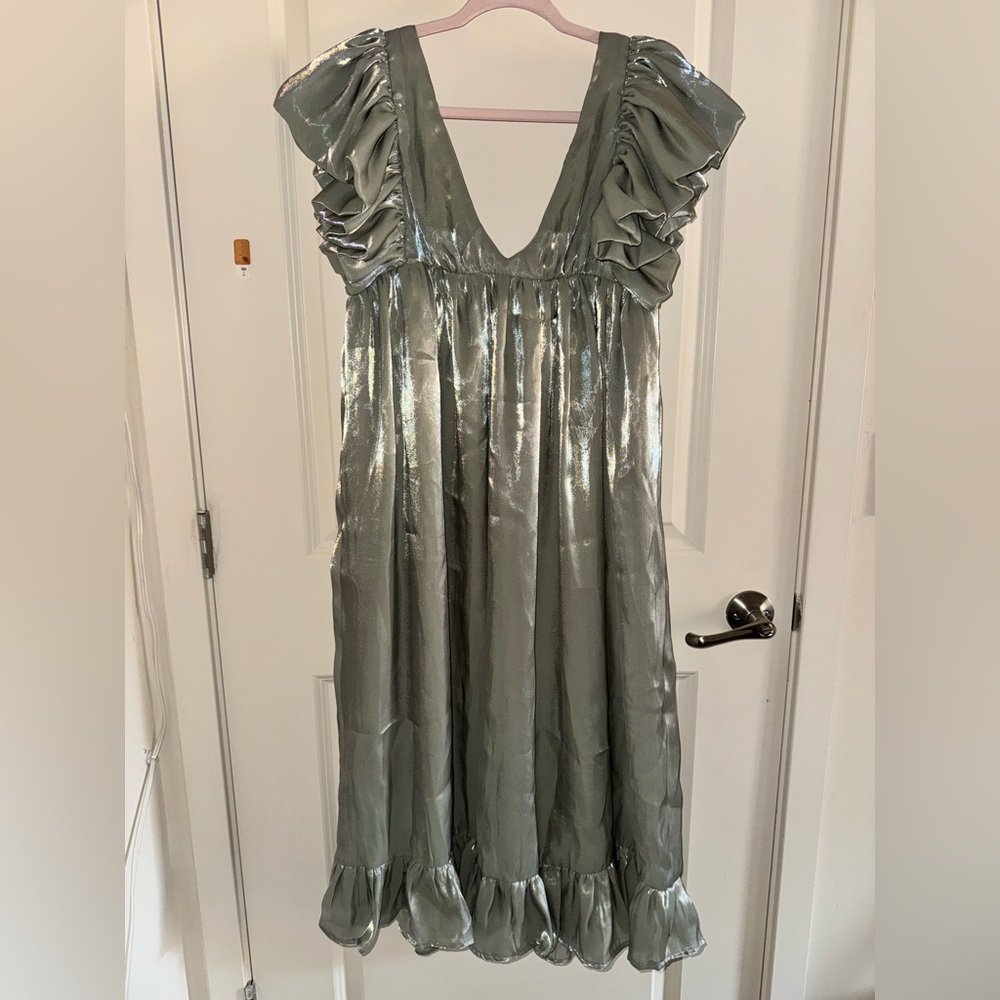 Petal and Pup Maxi Dress